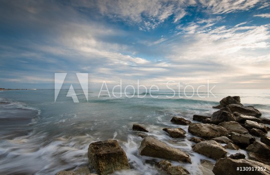 Picture of Rocky beach before sunset
